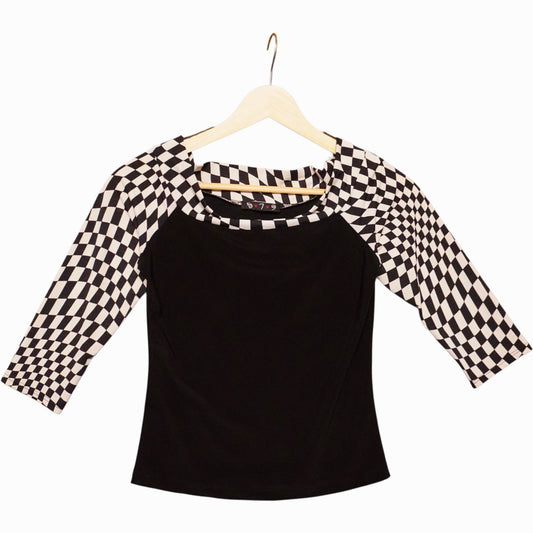 Y2K 579 Checker Top (S)