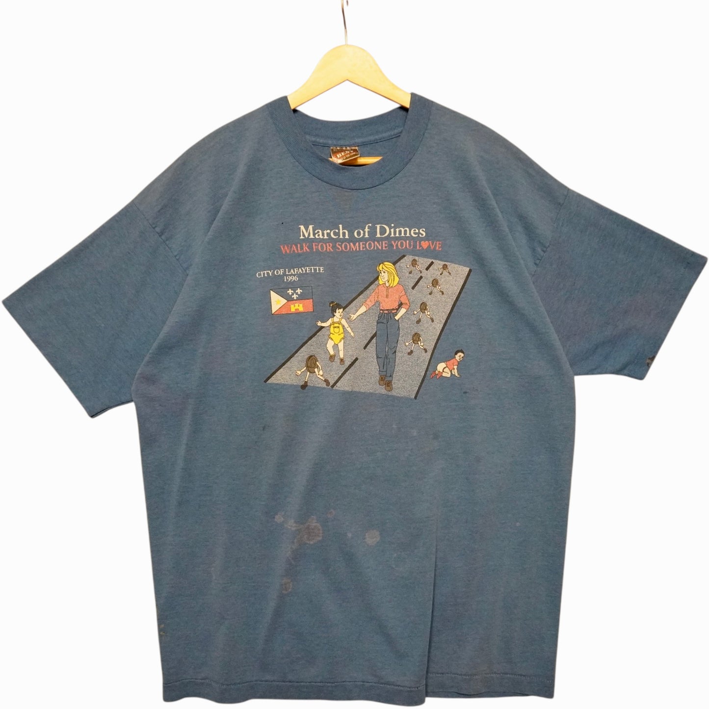 Vintage Lafayette March of Dimes Tee (XL)