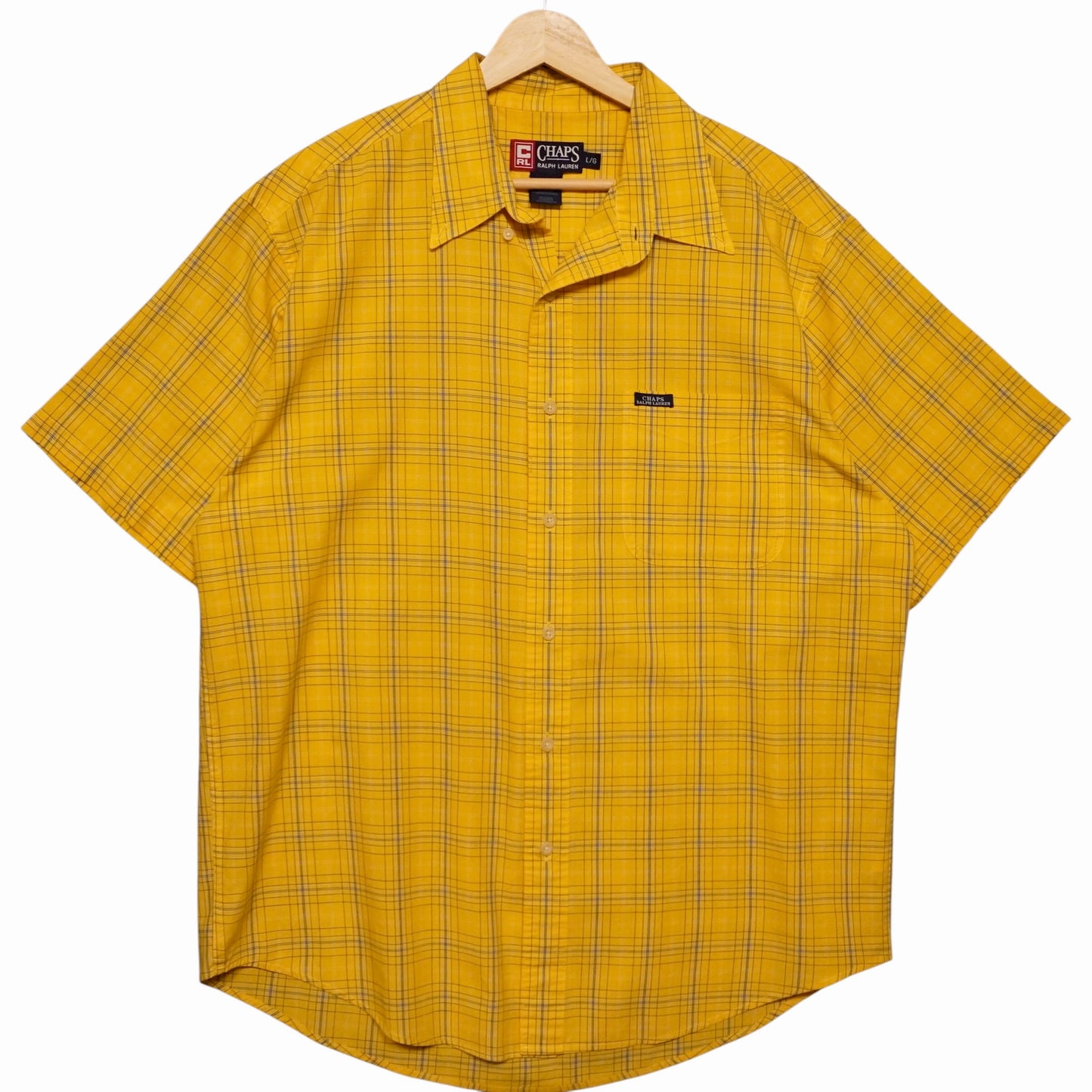 Chaps Plaid Button Up (L)