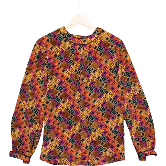 Funky Print Blouse (M)
