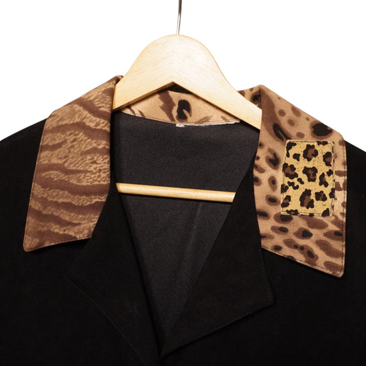 Patchwork Blazer Top (L)