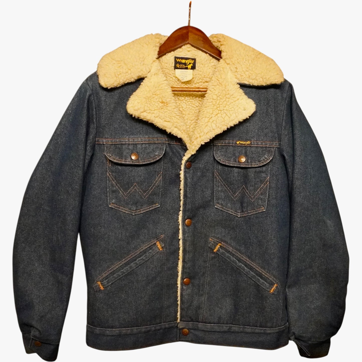 Vintage Wrangler Sherpa Coat (S)