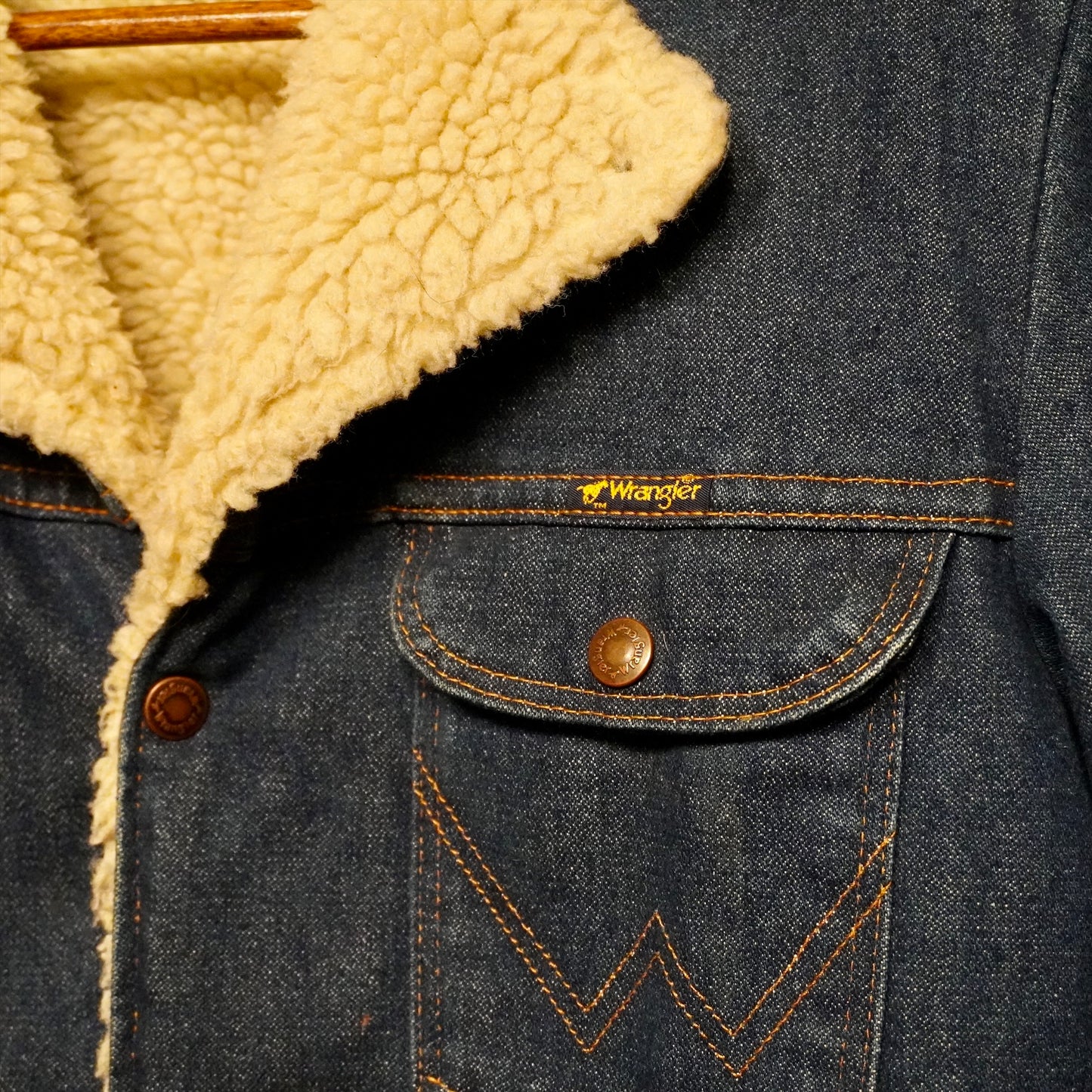 Vintage Wrangler Sherpa Coat (S)