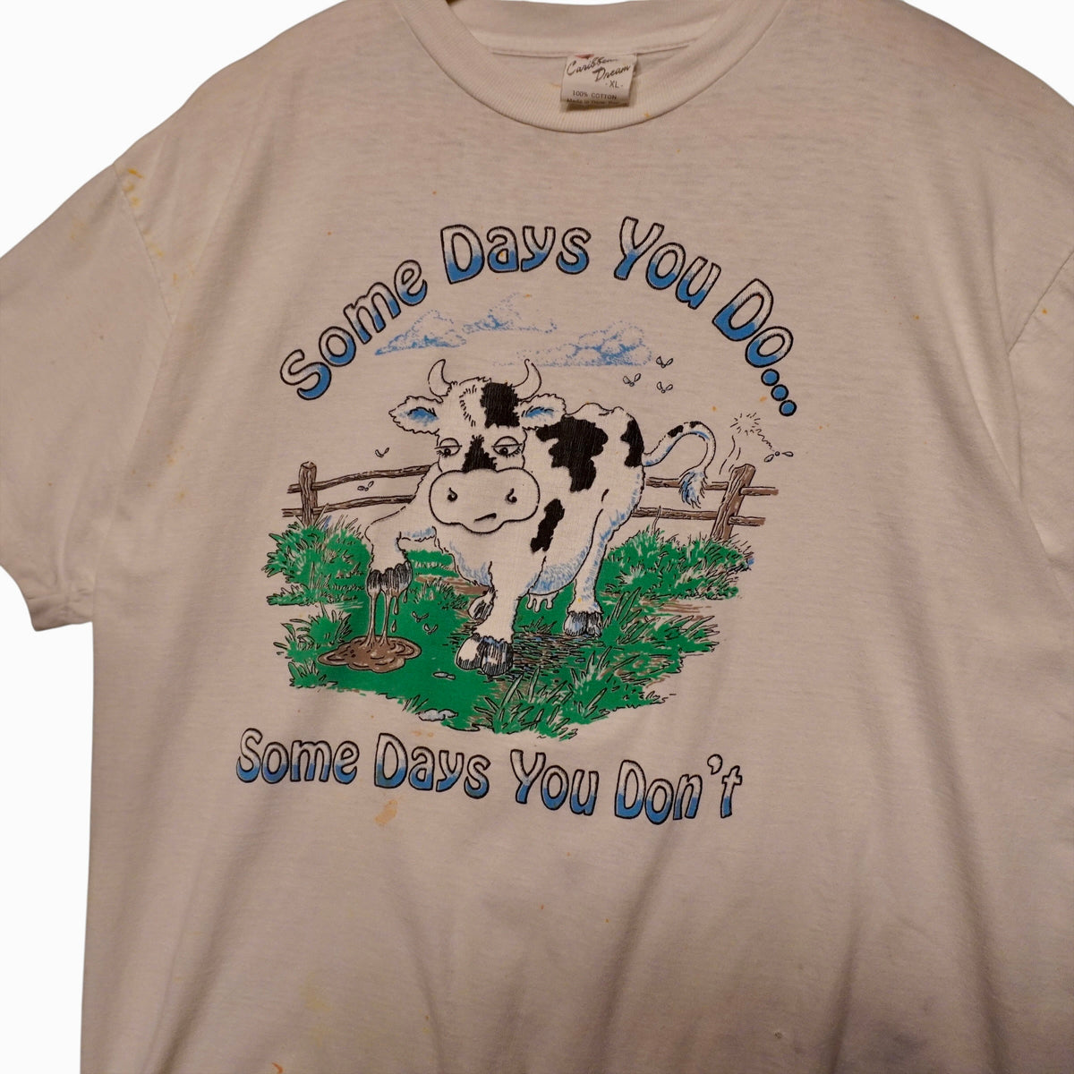 Vintage Cow Tee (L)