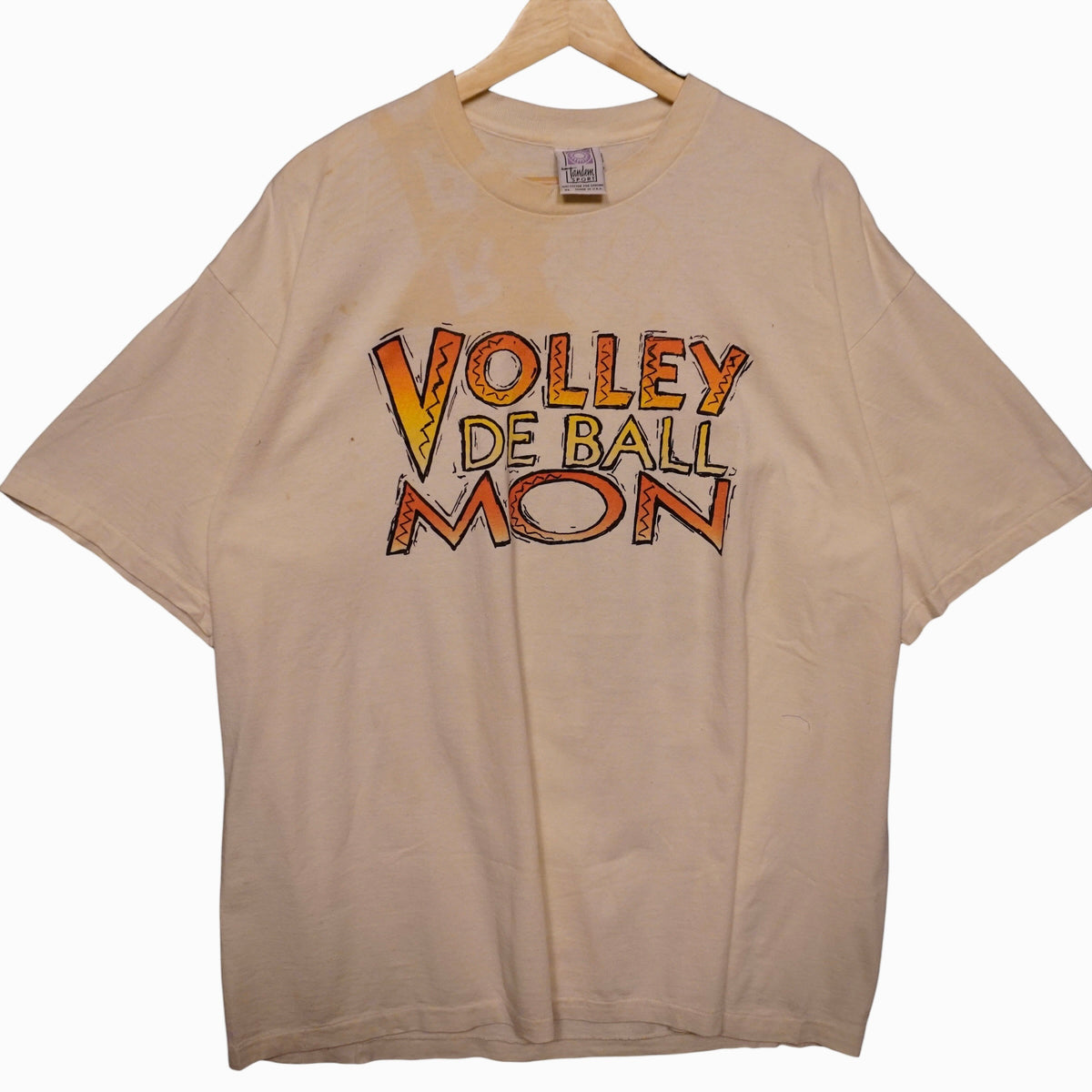Vintage Volley Ball Mon Tee (XL)