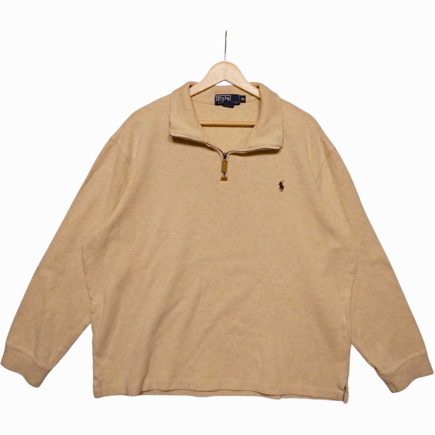 POLO Tan Quarterzip (XL)