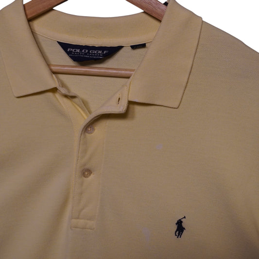 Cream on Navy Boxy Polo (XL)