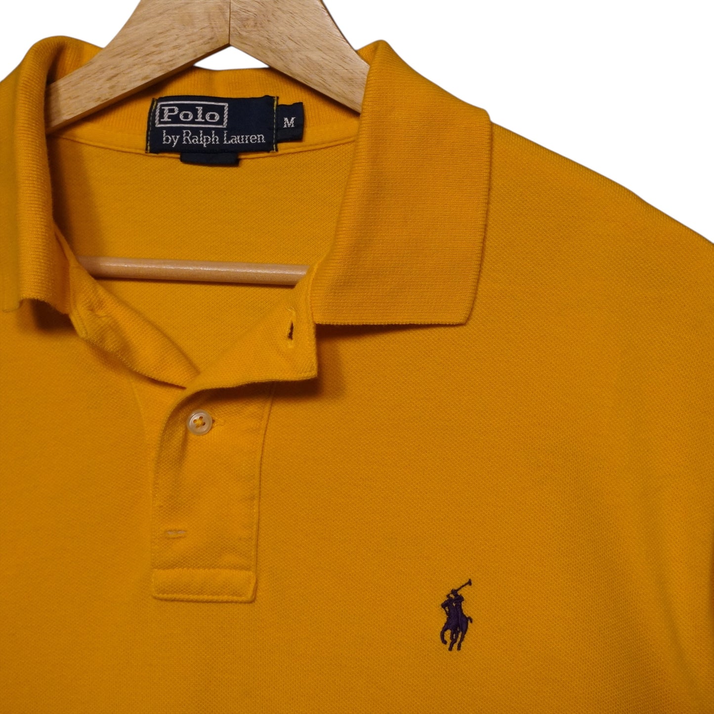 Navy on Yellow Polo (M)