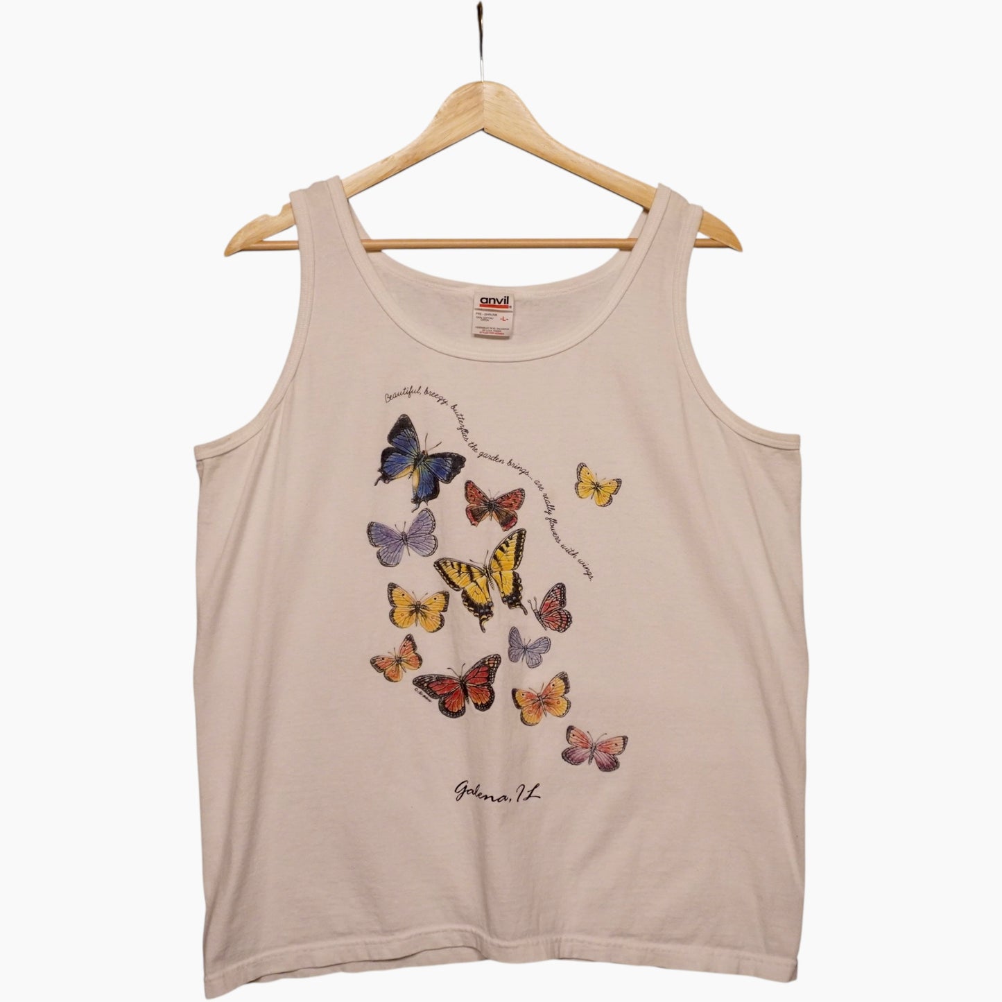 Vintage Butterfly Tank (L)