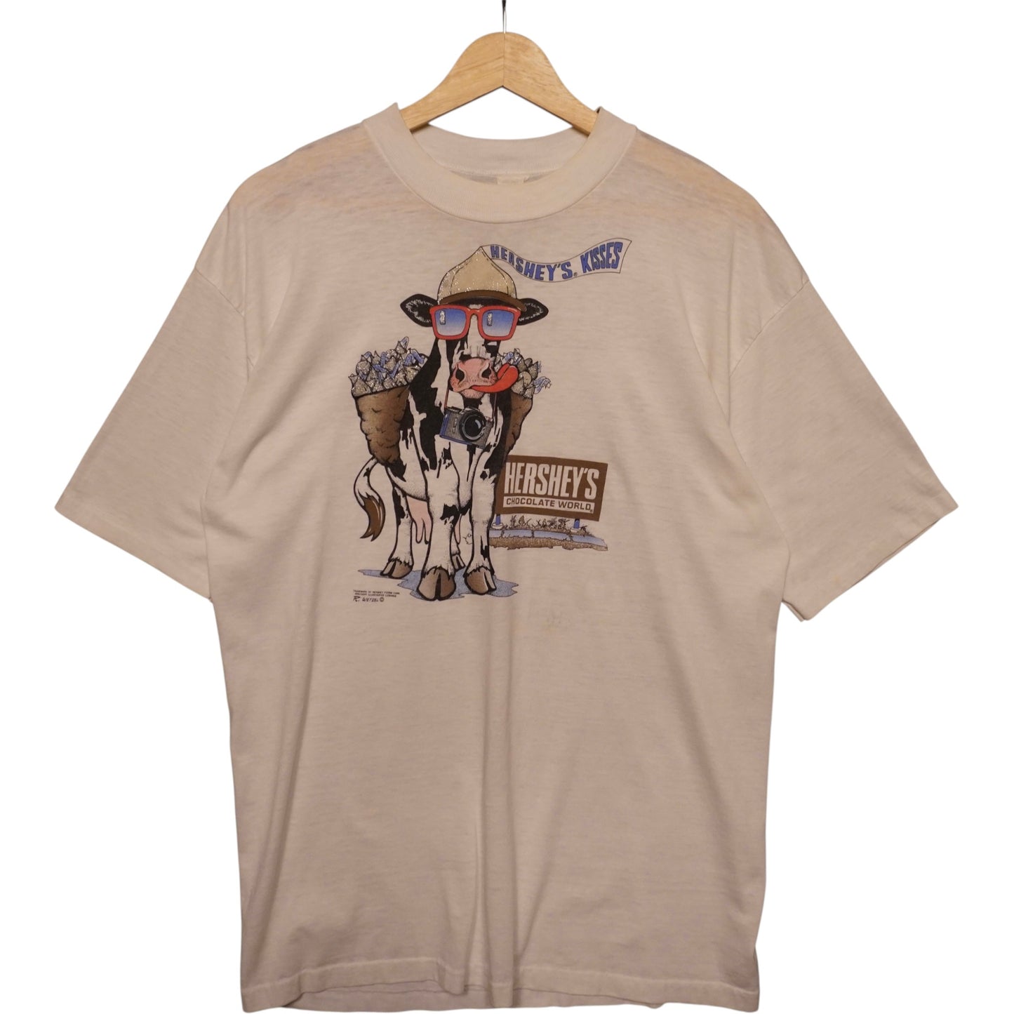 80s Hersheys Cow Tee (L/XL)