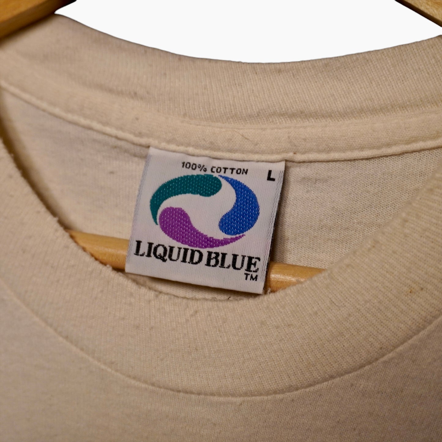90s Liquid Blue John Deere Tee (L)