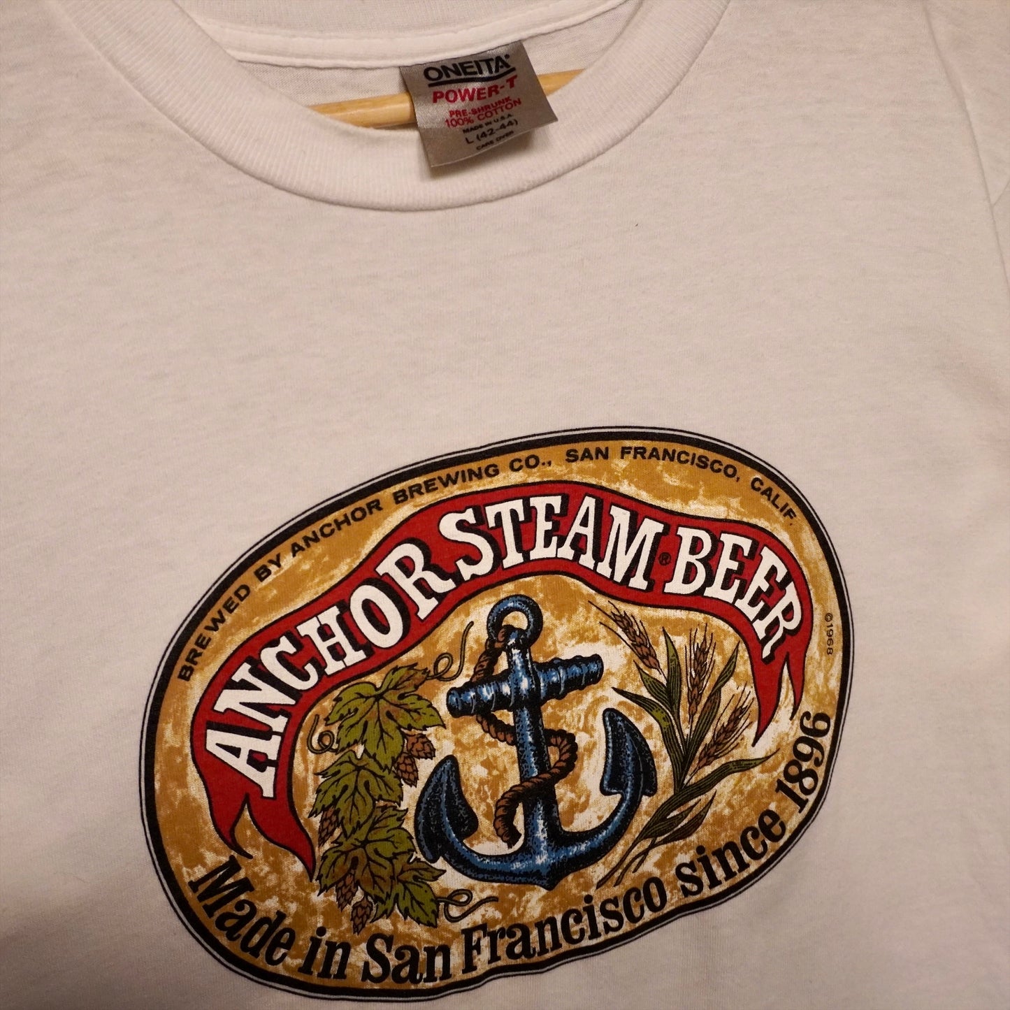 Vintage Anchor Steam Beer Tee (L)