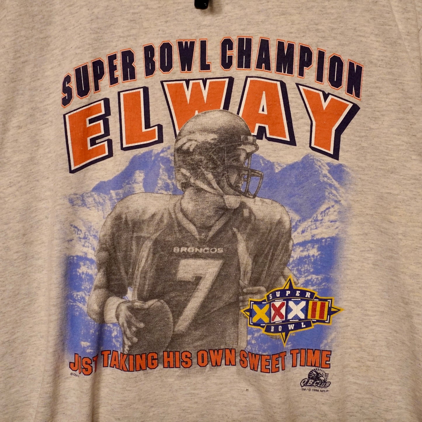 1998 John Elway Super Bowl Tee (L)