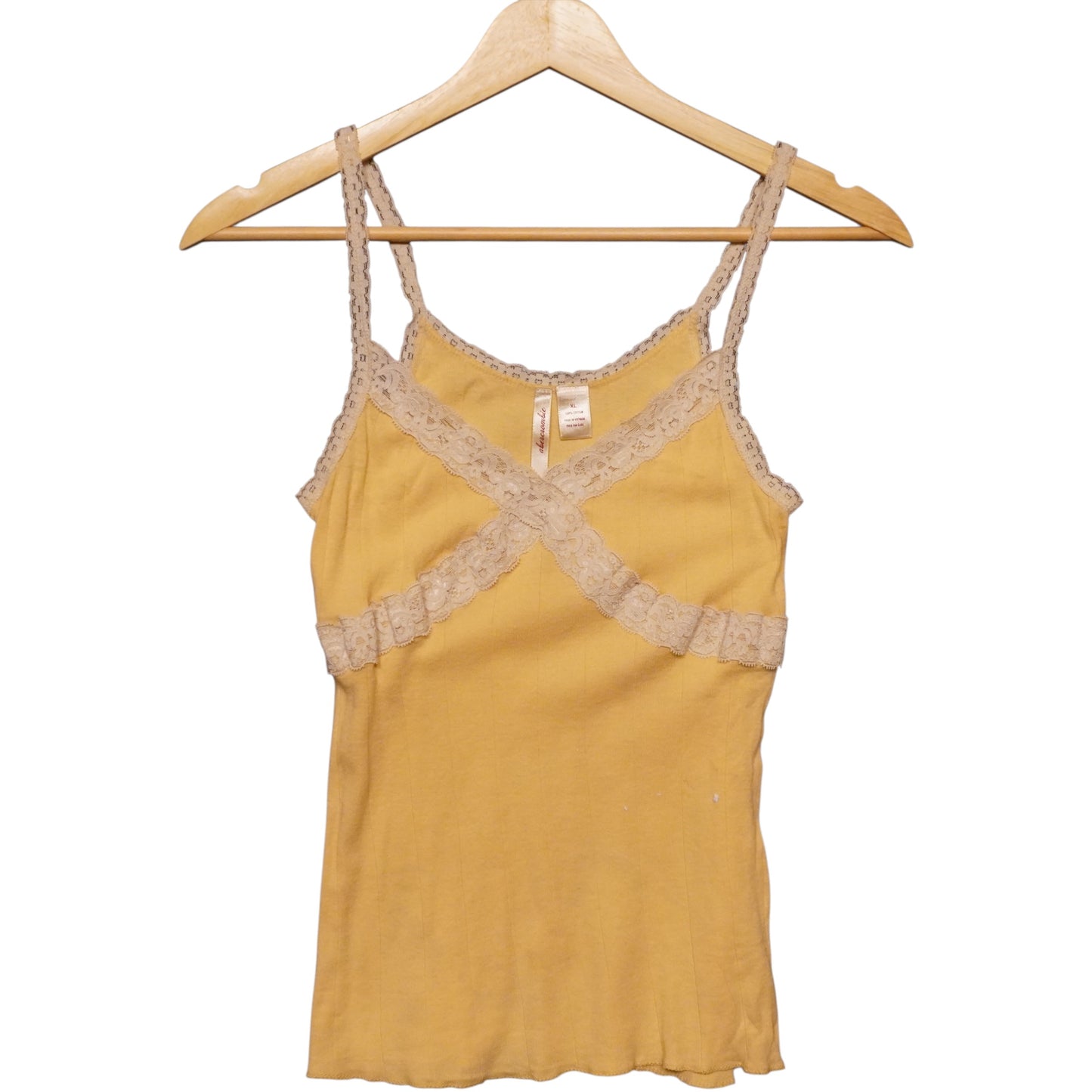 Y2K Abercrombie Yellow Top (XL)