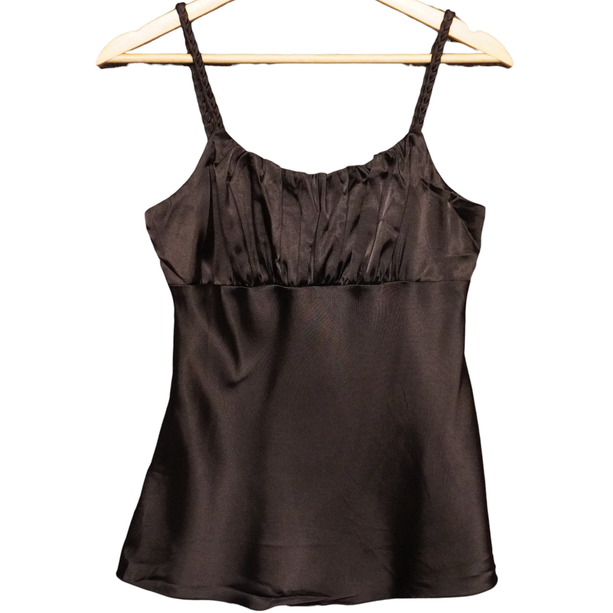 Made in USA Black Slip Top (M)