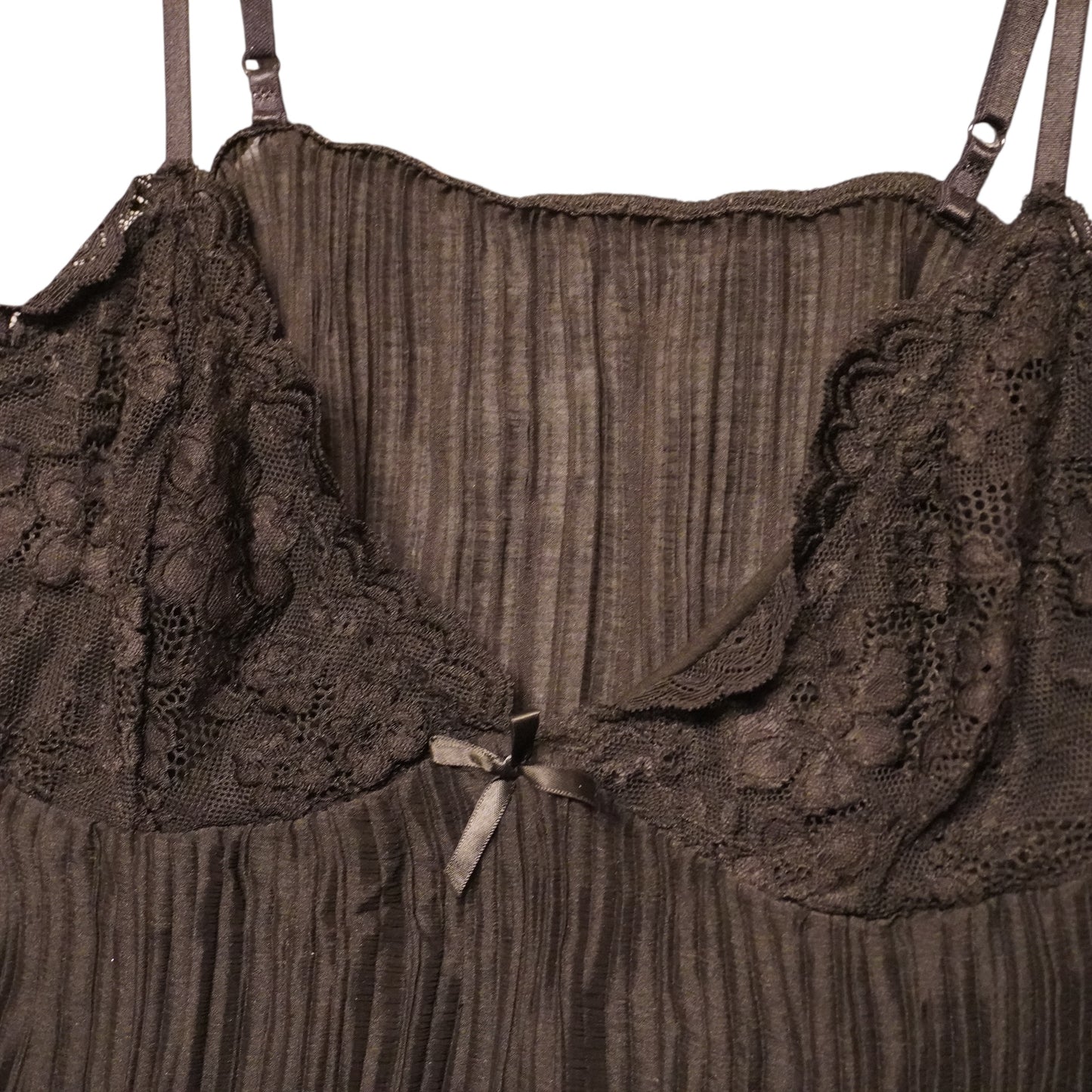 Black Bow Lingerie Top (M)