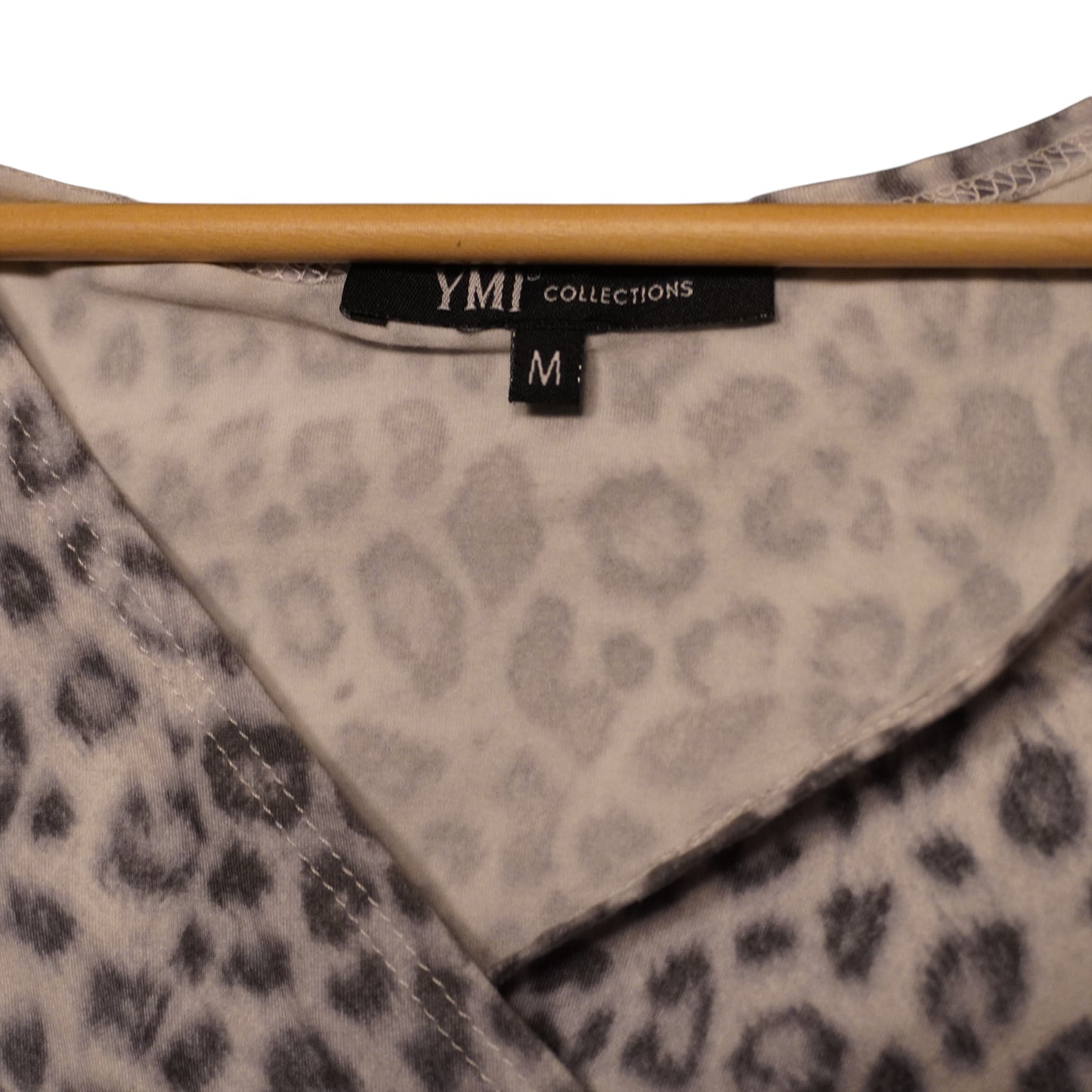 Y2K Snow Leopard Top (M)