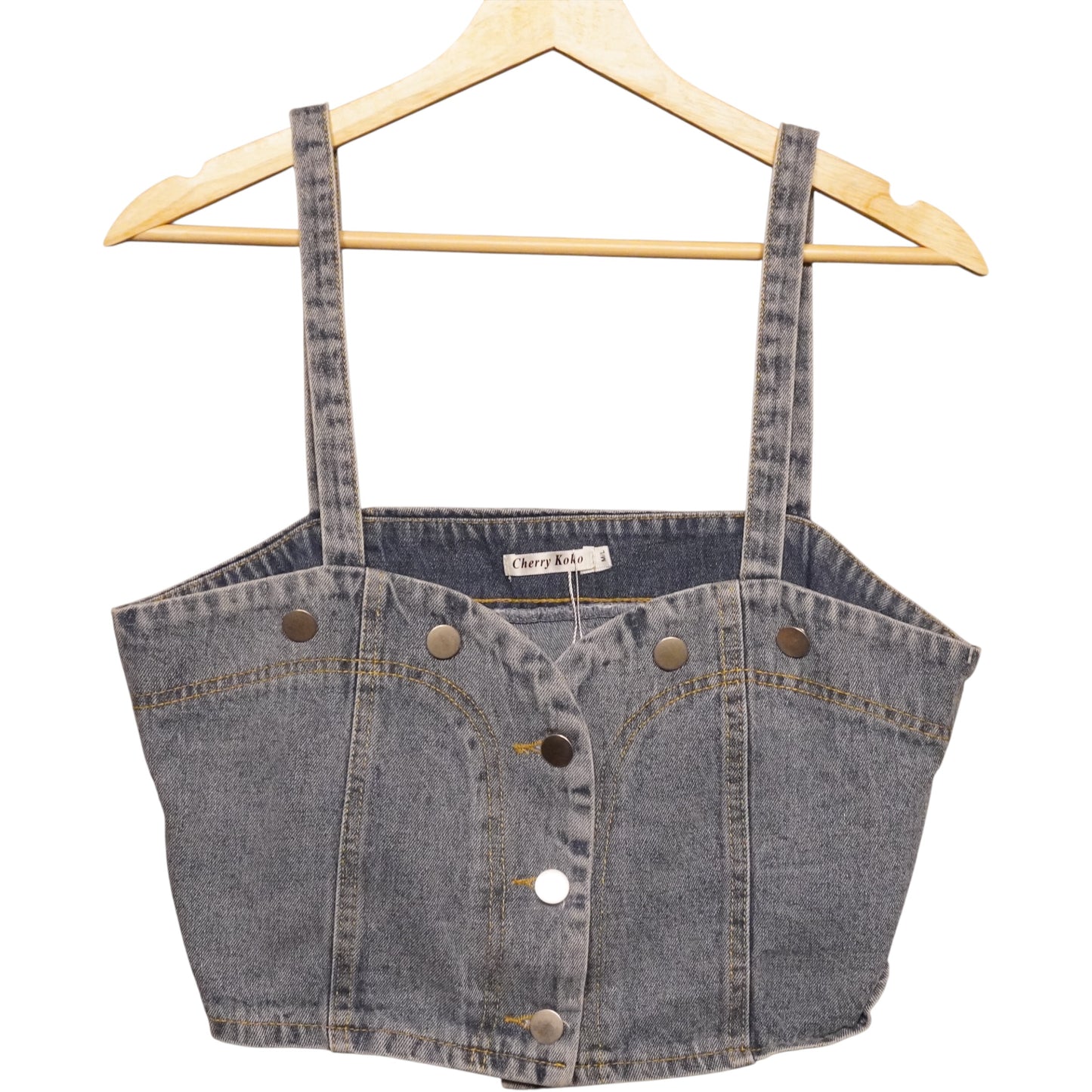 Cherry Koko Denim Top (M/L)
