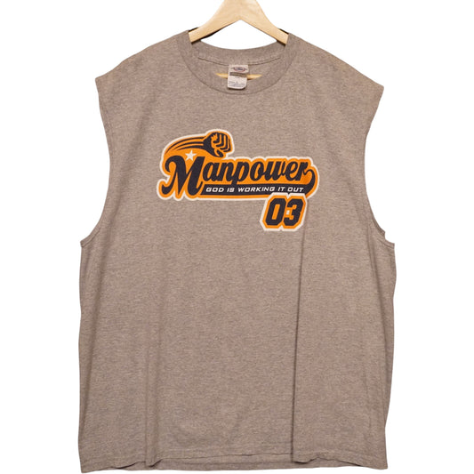 Manpower Sleeveless (XL)