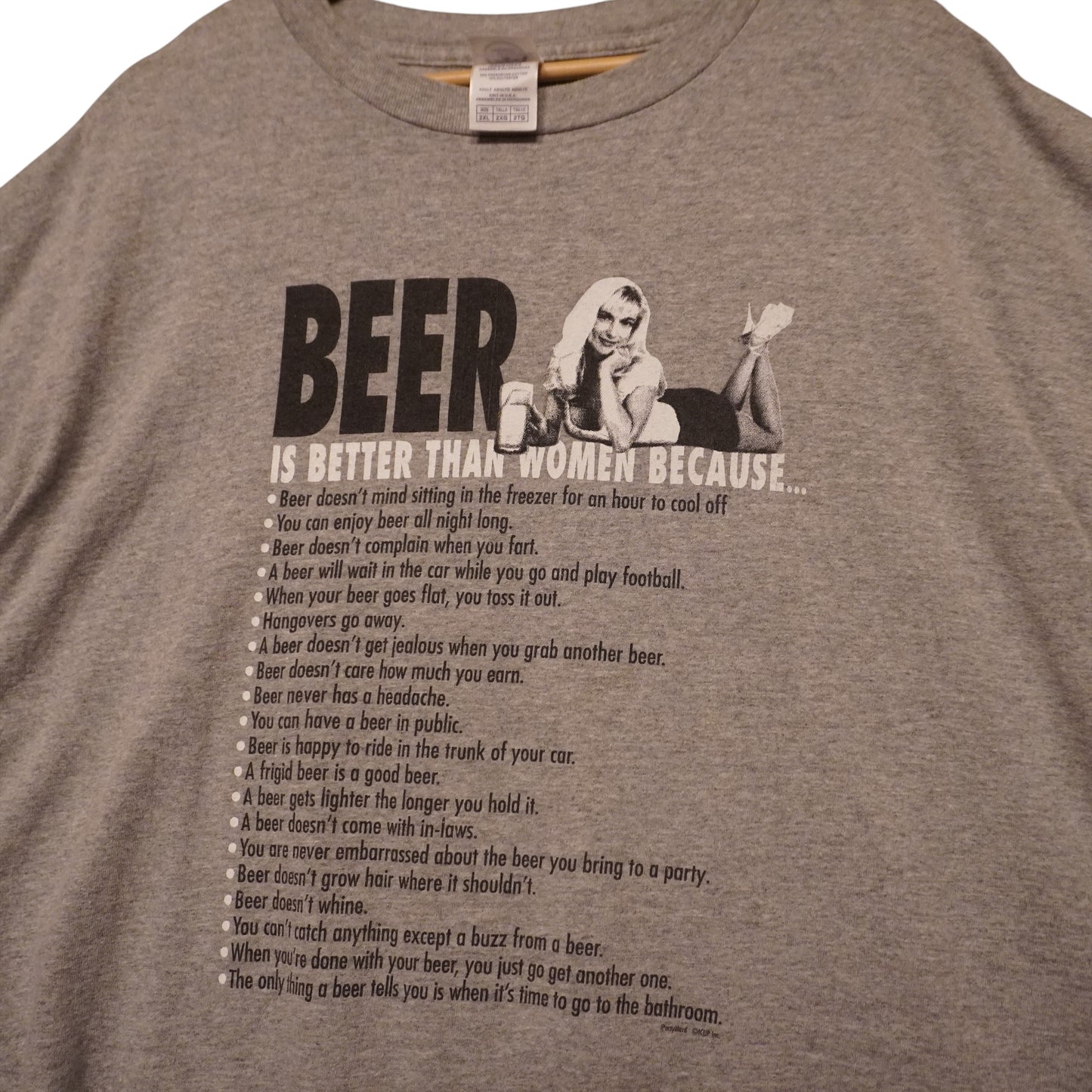 VTG Beer Women Tee (XXL)