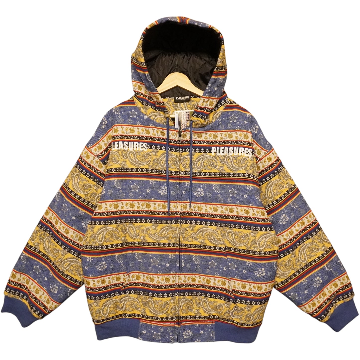 Pleasures Heavy Paisley Hoodie (L)