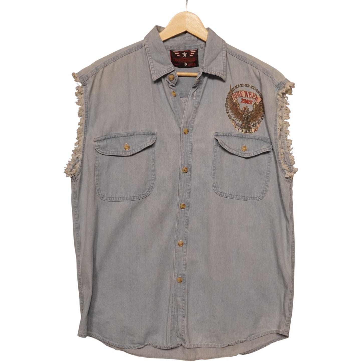 2002 Bike Week Denim Vest (M)