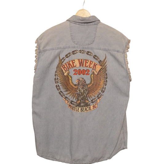 2002 Bike Week Denim Vest (M)