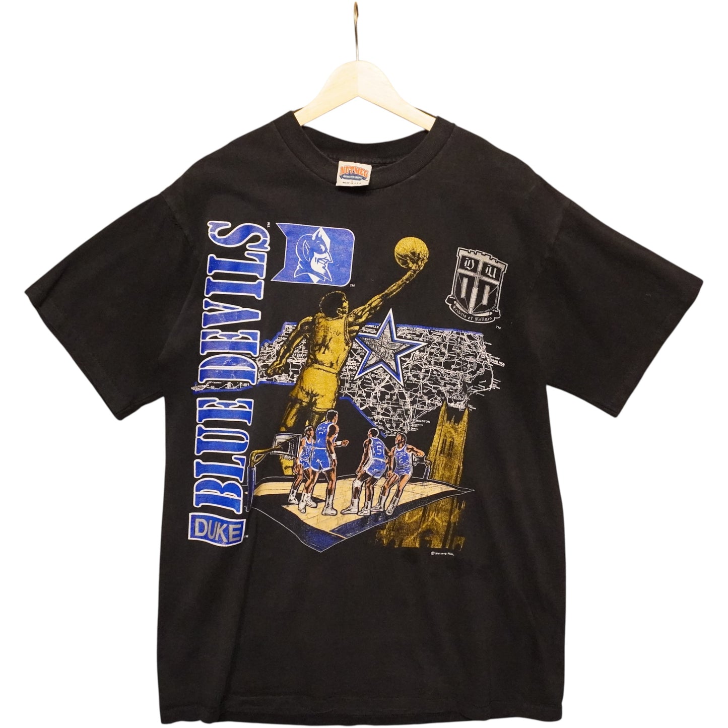 90s DUKE Basketball Tee (L)
