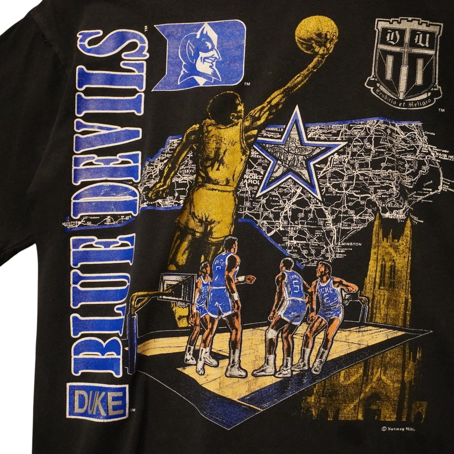 90s DUKE Basketball Tee (L)