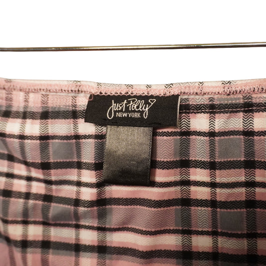 Just Polly Plaid Skirt (24)