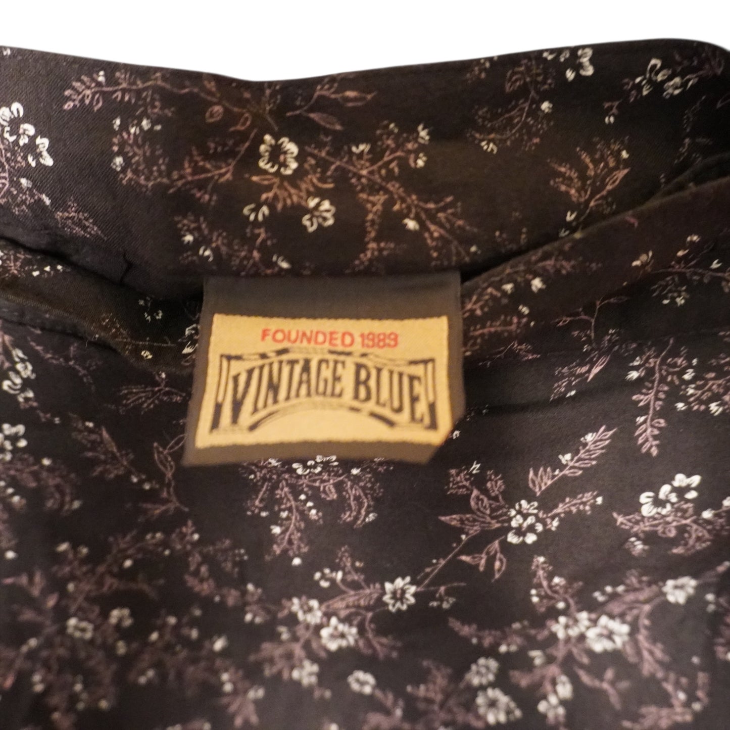 Vintage Blue Mini Skirt (20)