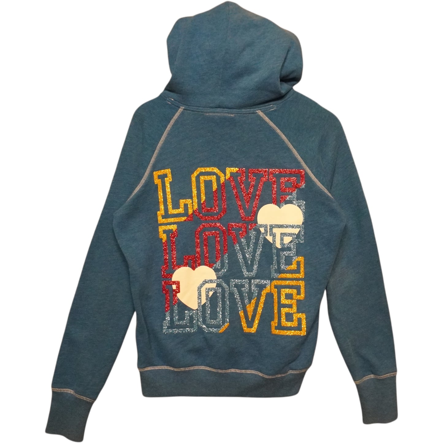PINK Heart Hoodie (M)