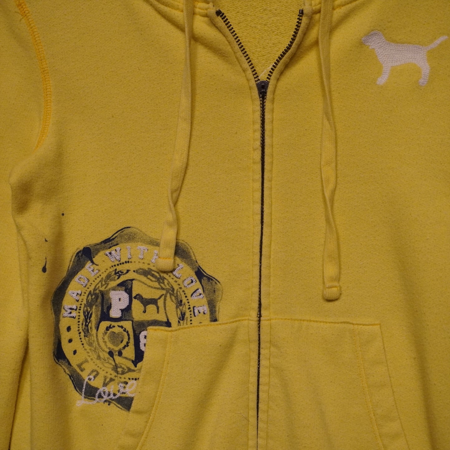PINK Paint Zip Jacket (S)