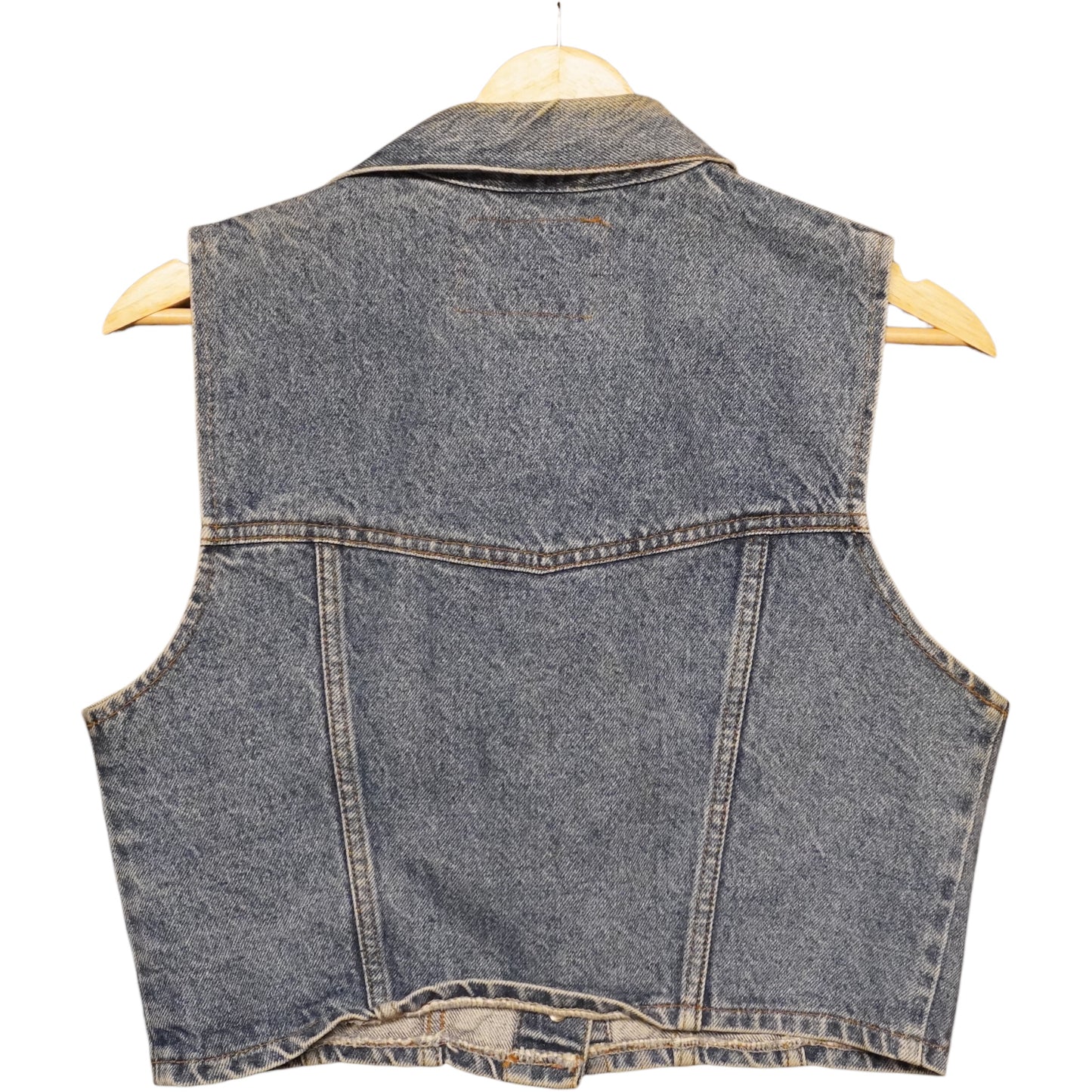 BeBop Clothing Jean Vest (L)