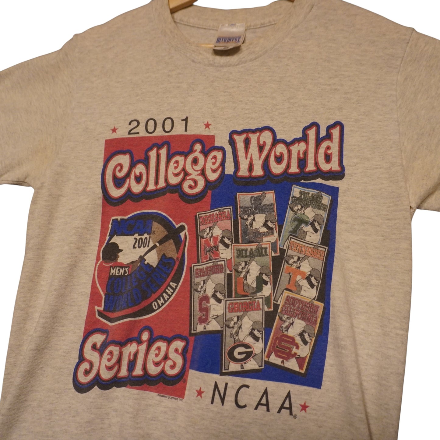 2001 NCAA College World Tee (S)