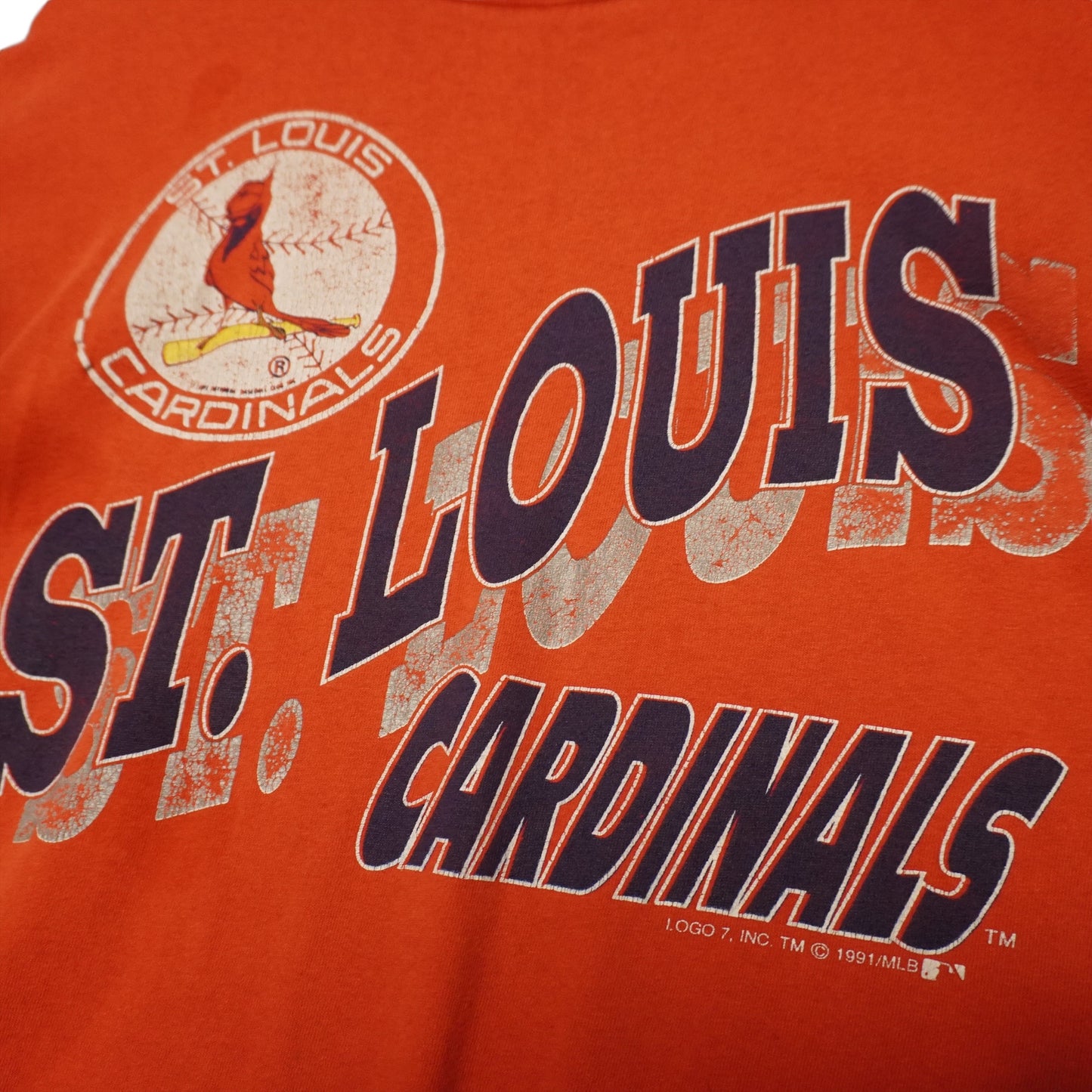 1991 Cardinals Ringer Tee (L)