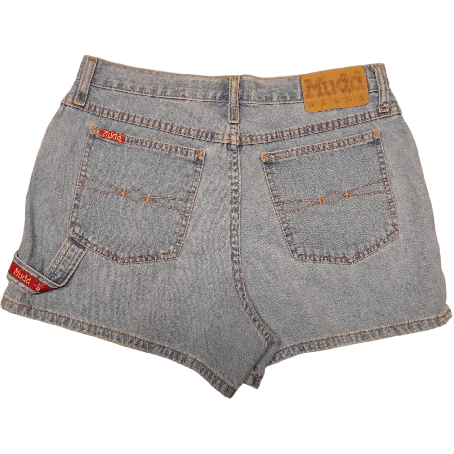 Mudd Light Wash Jean Shorts (30)