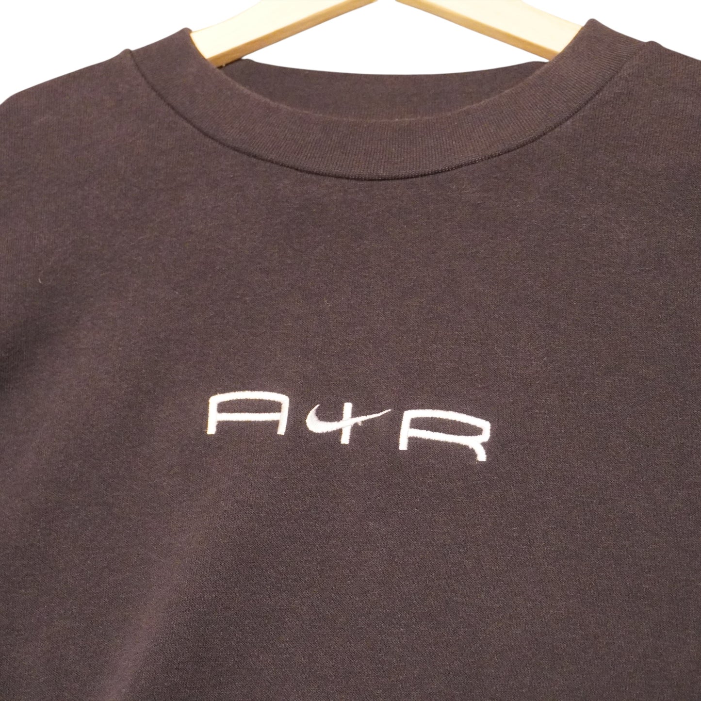 VTG Nike Air Center Check Crew (XL)