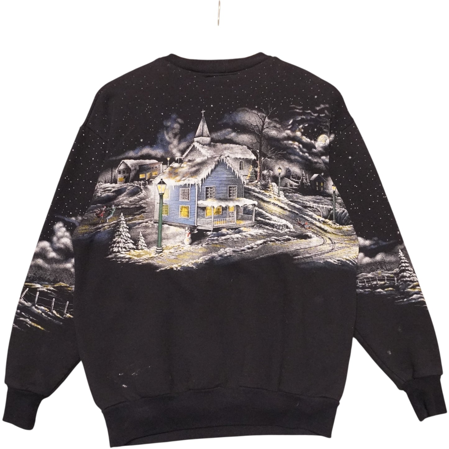 VTG Snowy Night Sweater (S)