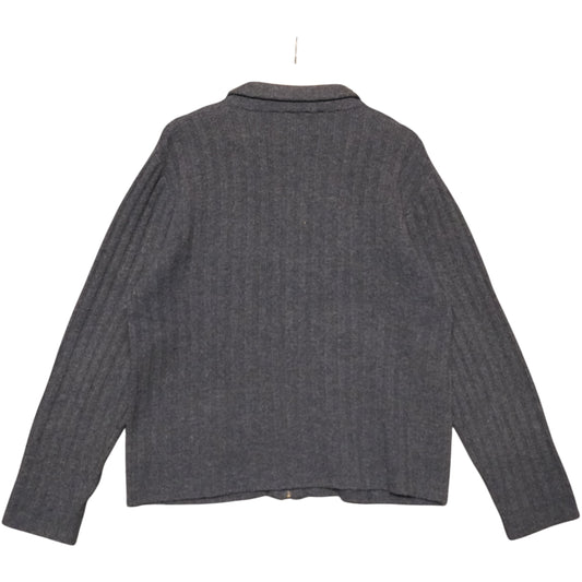 VTG Wool Full Zip Sweater (L)