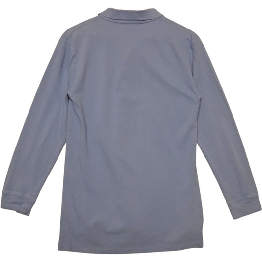 Yellow on Blue Polo Longsleeve (M)