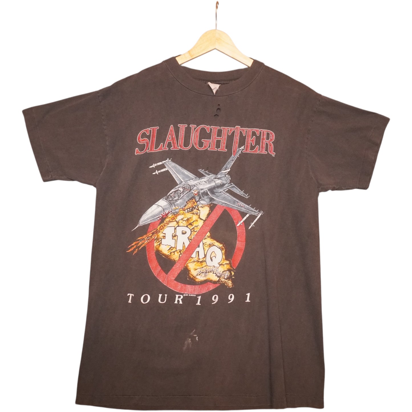 1991 Slaughter Tour (Fader) Tee (L)
