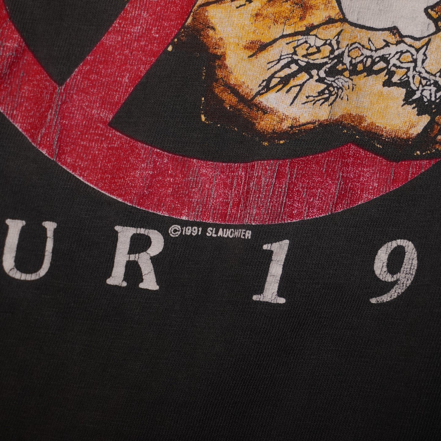 1991 Slaughter Tour (Fader) Tee (L)