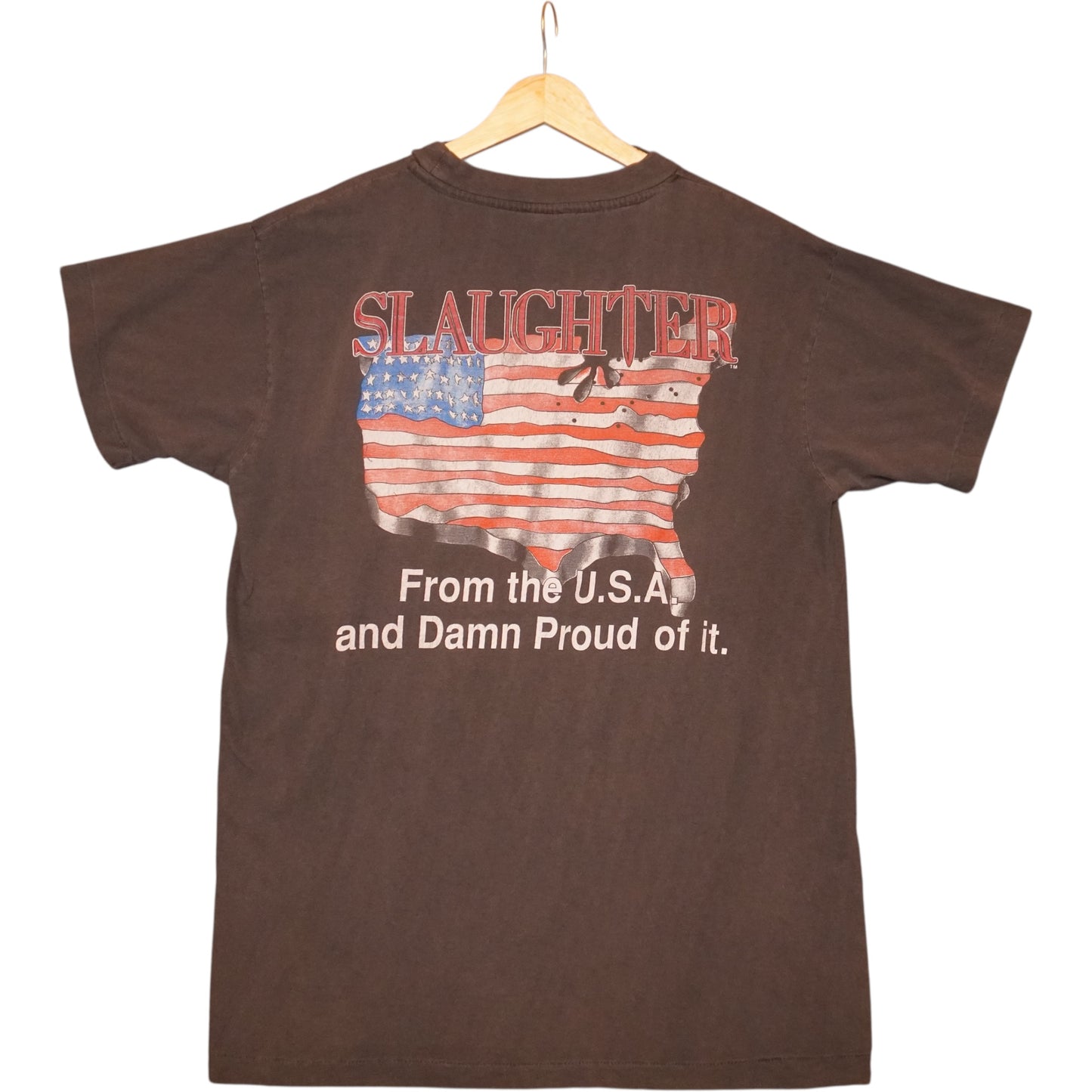1991 Slaughter Tour (Fader) Tee (L)