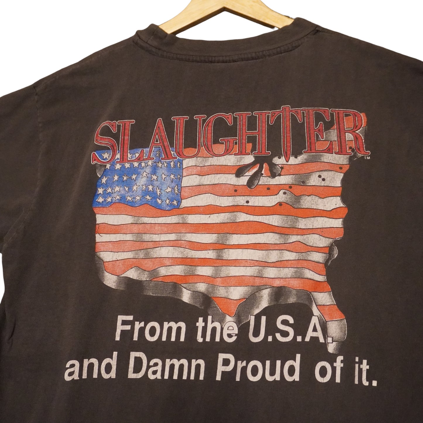 1991 Slaughter Tour (Fader) Tee (L)
