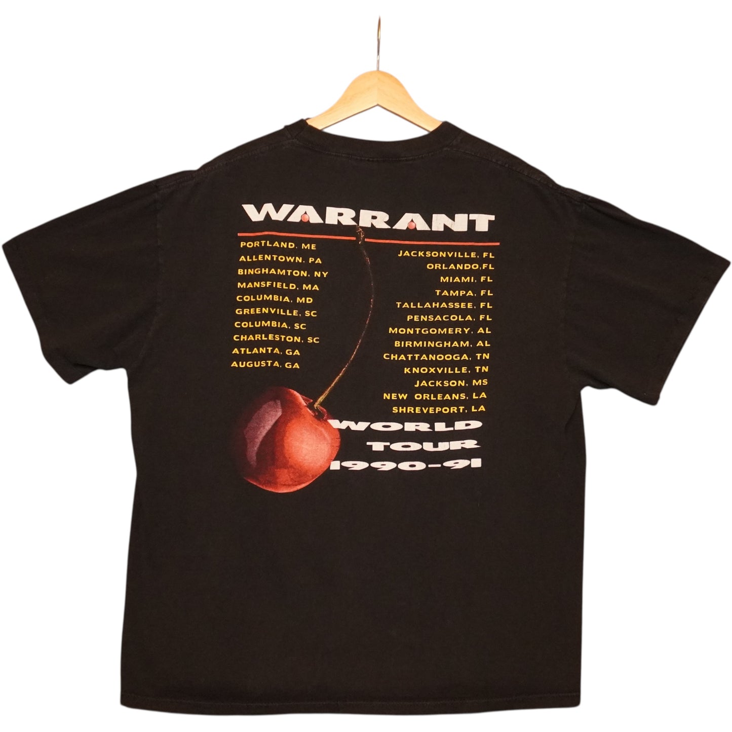 1990 Warrant Cherry Pie Tour Tee (XL)