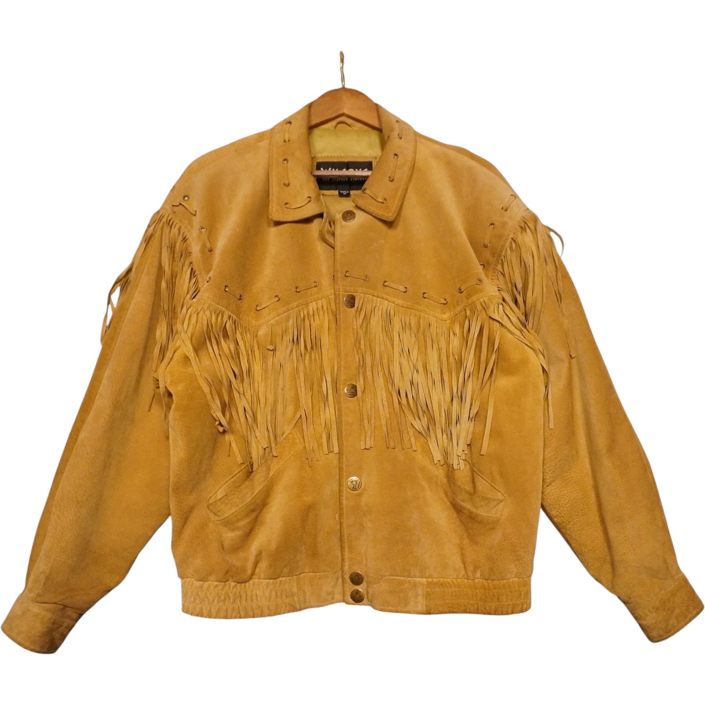 VTG Wilsons Leather Tassel Jacket (M)