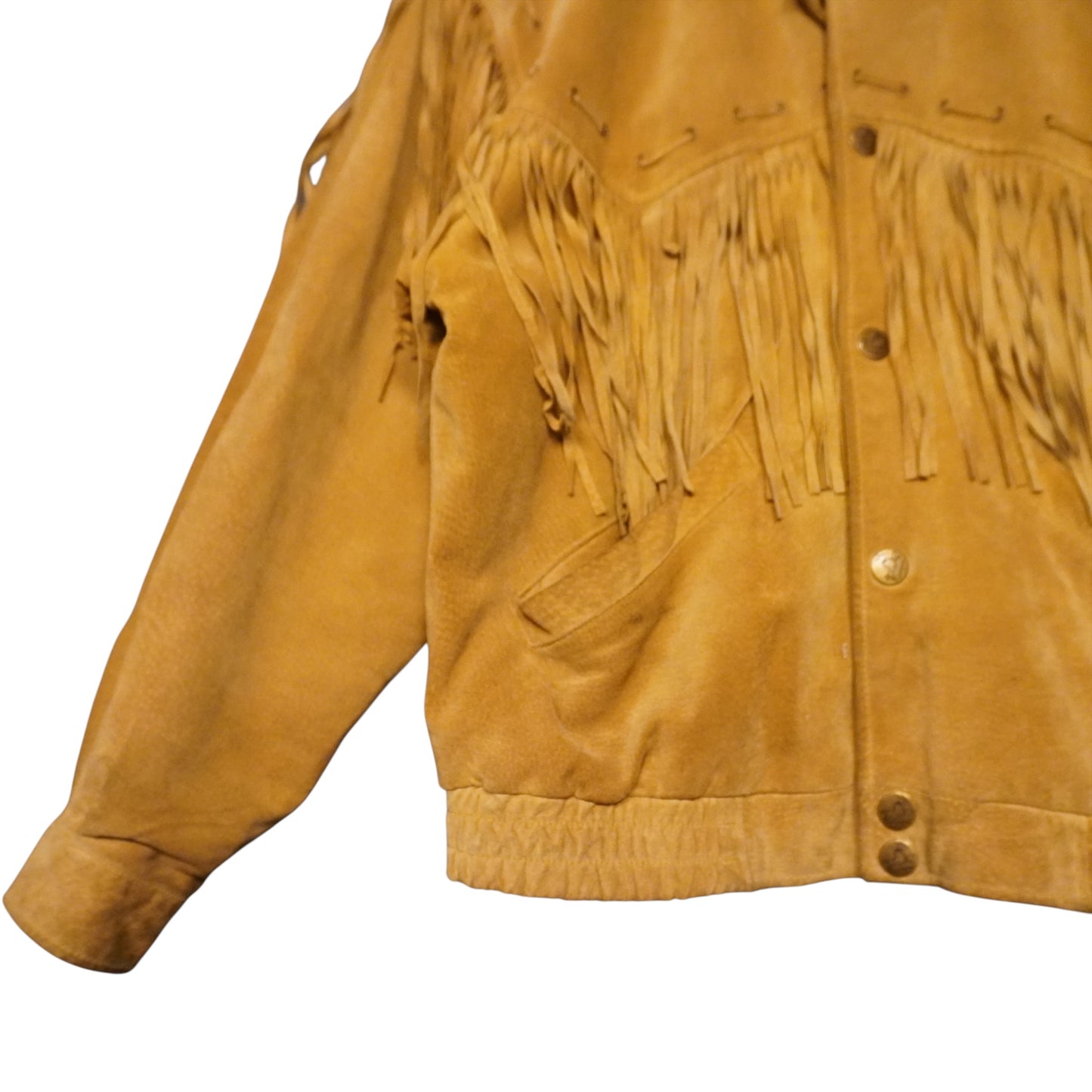 VTG Wilsons Leather Tassel Jacket (M)
