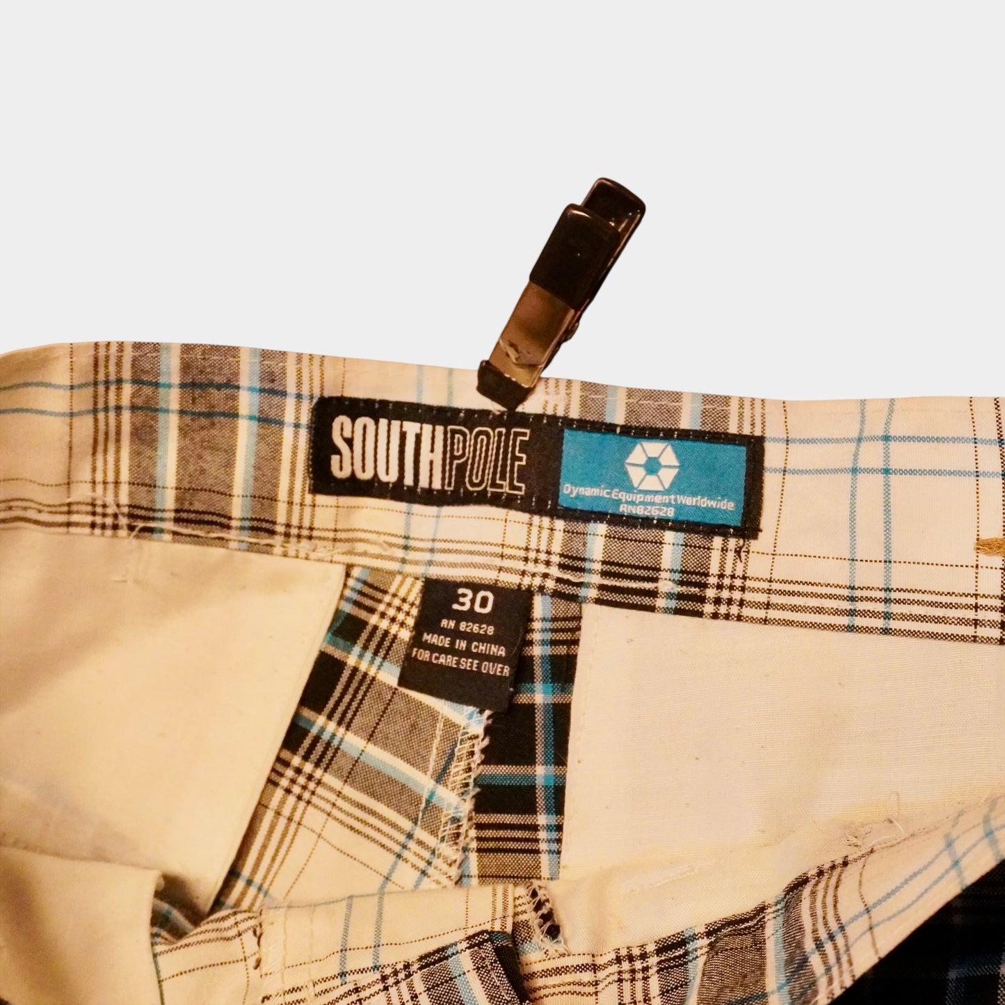 South Pole Plaid Shorts (30)
