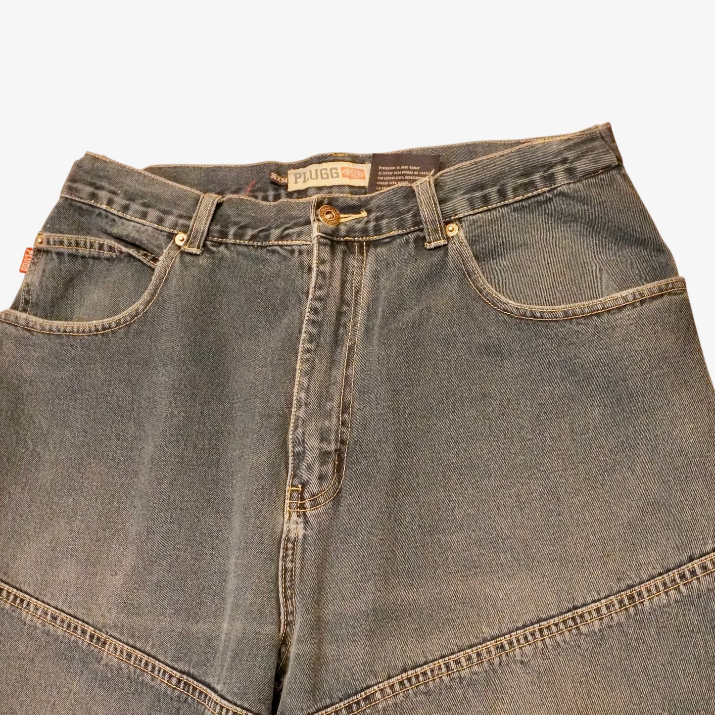 PLUGG Double Knee Jeans (32)